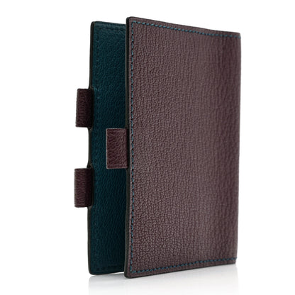 Hermes Chevre Mysore Bi-Color Globe Trotter Agenda Cover PM 3 of 8