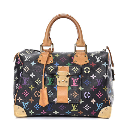 Louis Vuitton Monogram Multicolor Speedy 30 Black 1 of 20