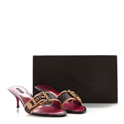 Louis Vuitton Monogram Open Toe Mule 39 Fuschia 9 of 11