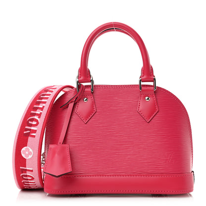 Louis Vuitton Epi Jacquard Alma BB Rose Pondicherry 1 of 9