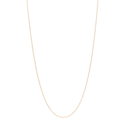 Tiffany 18K Rose Gold Chain Necklace 18" 1 of 4