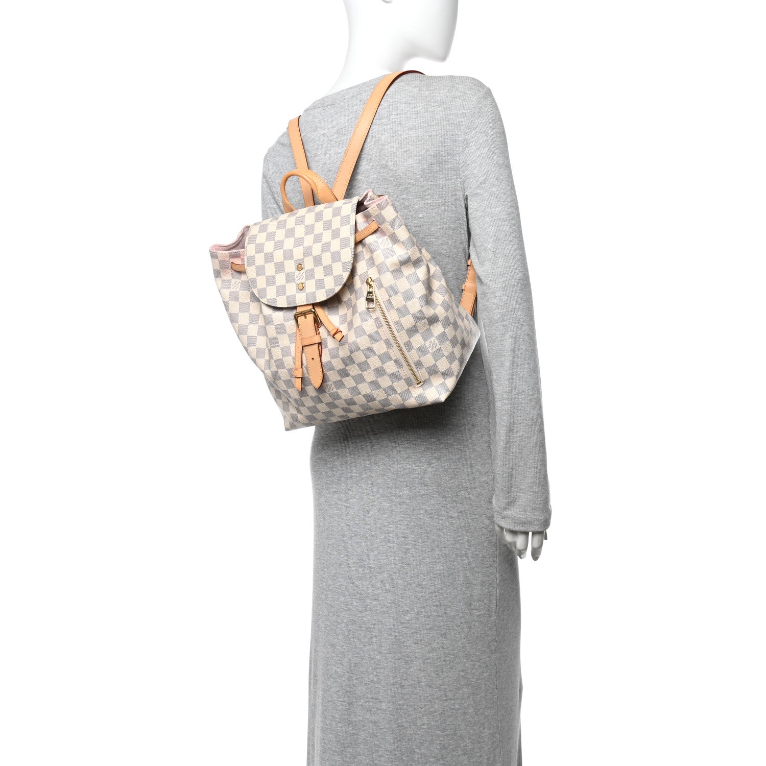 Louis Vuitton Damier Azur Sperone Backpack 2 of 12