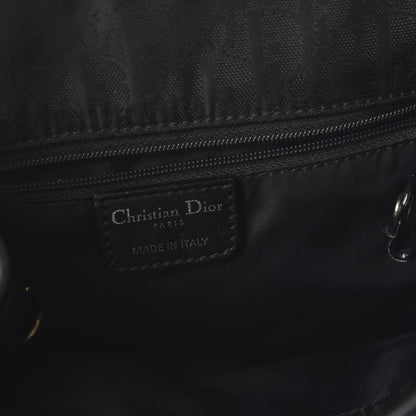 Christian Dior Nylon Monogram Small Lovely Tote Black 8 of 10