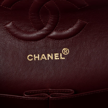 Chanel Lambskin Quilted Medium Double Flap Black 8 of 17
