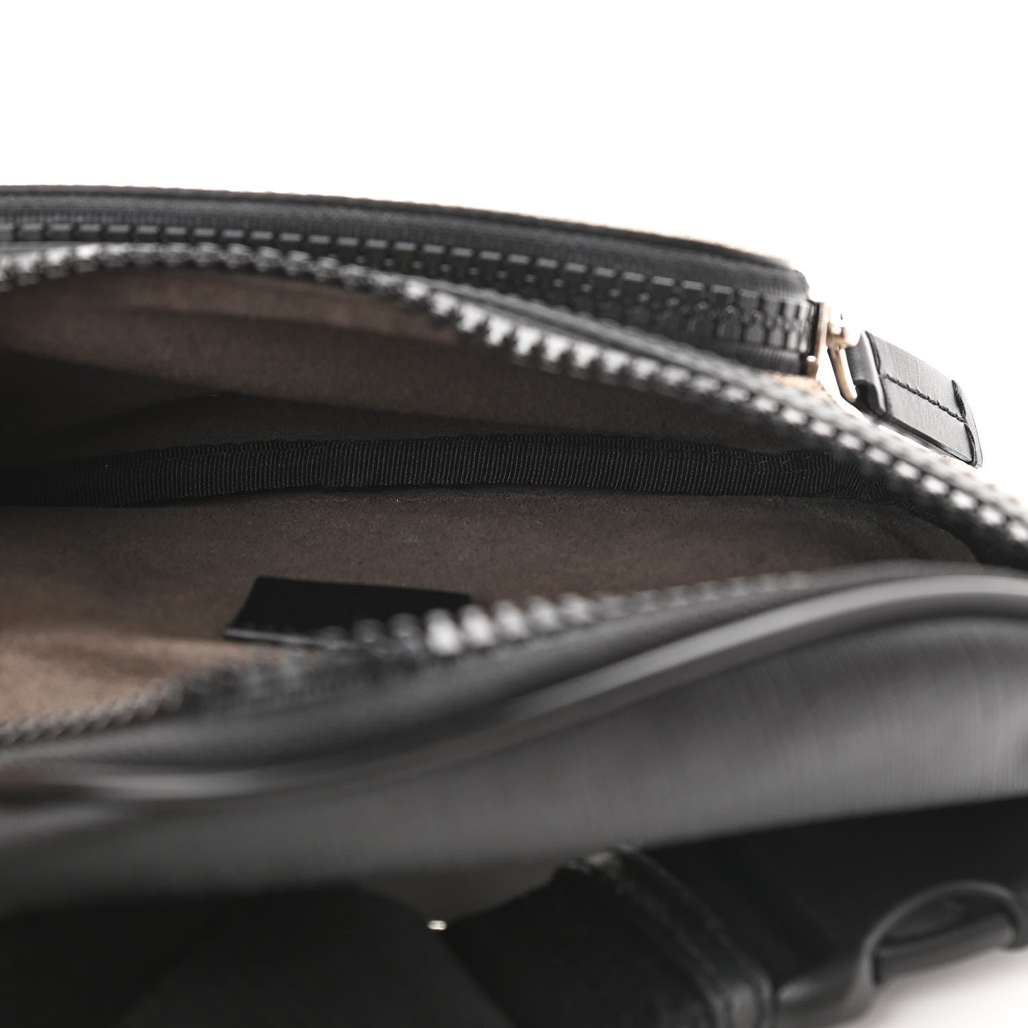 Gucci GG Supreme Monogram Belt Bag Black 5 of 11