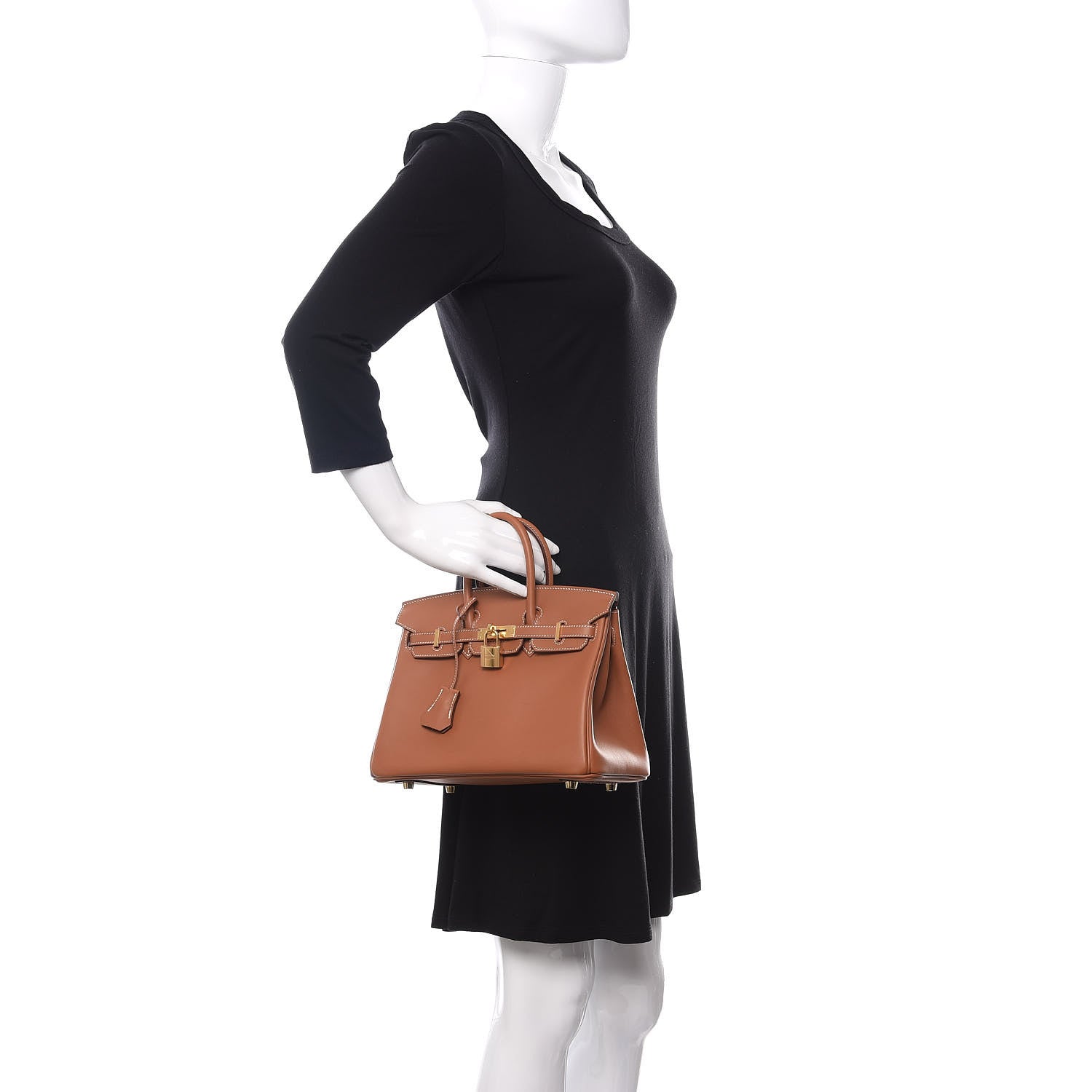 Hermes Veau Jonathan Birkin 25 Gold 2 of 11