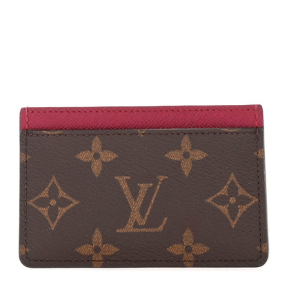 Louis Vuitton Monogram Card Holder Fuchsia 1 of 7