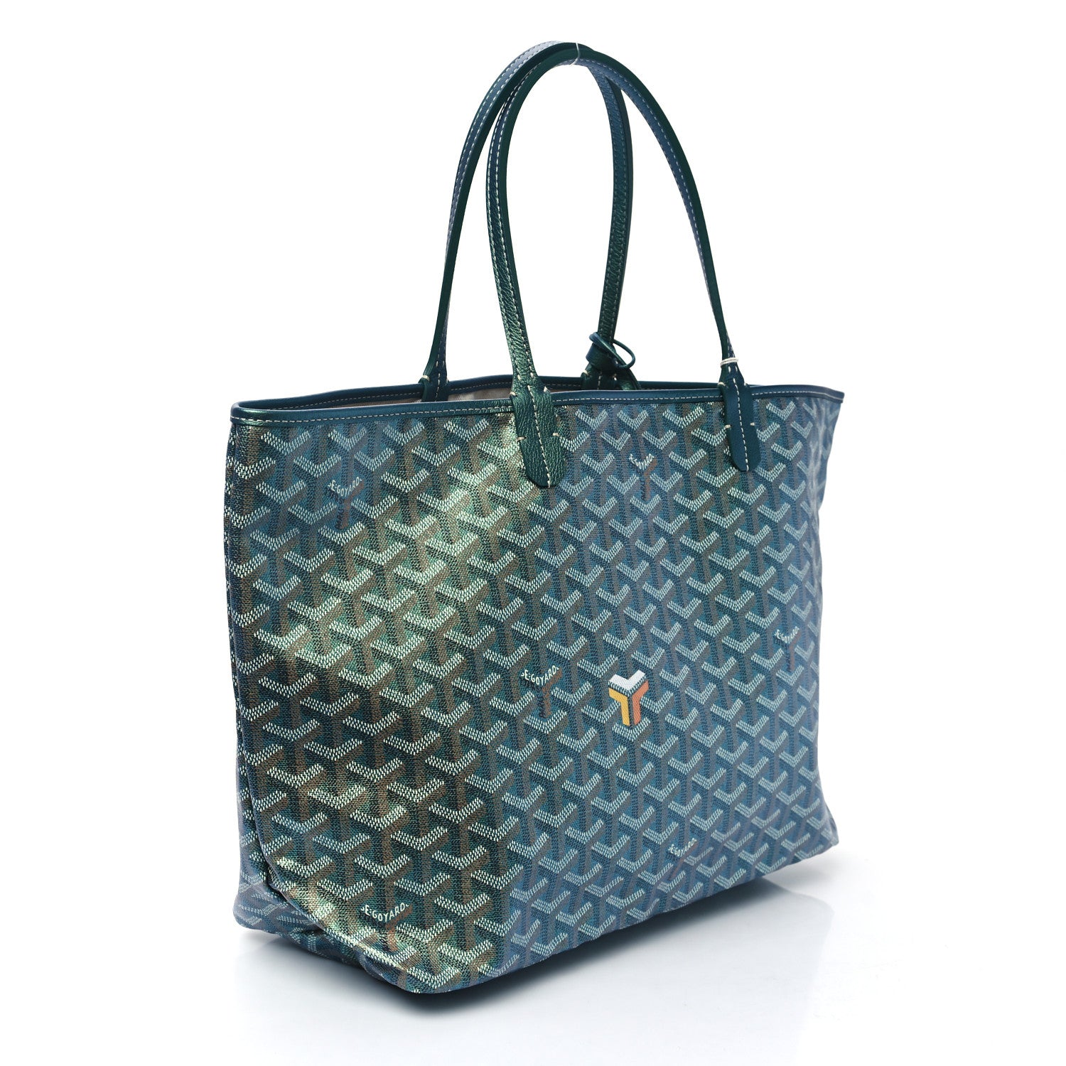 Goyard Iridescent Goyardine Saint Louis PM Pearly Green 4 of 10