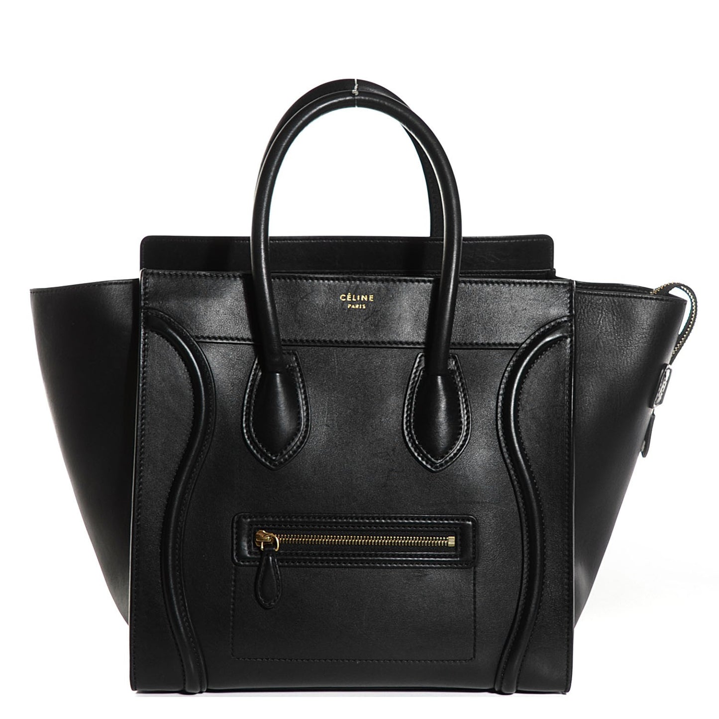 Smooth Calfskin Mini Luggage Black