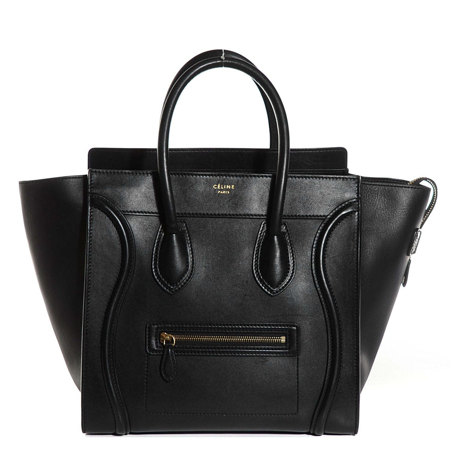 Celine Smooth Calfskin Mini Luggage Black 1 of 9