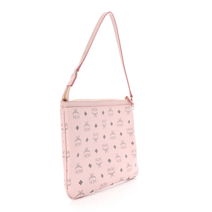 MCM Visetos Liz Shopper Tote Pouch Light Pink 2 of 7
