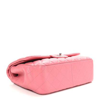 Chanel Lambskin Quilted Jumbo Double Flap Pink 4 of 10