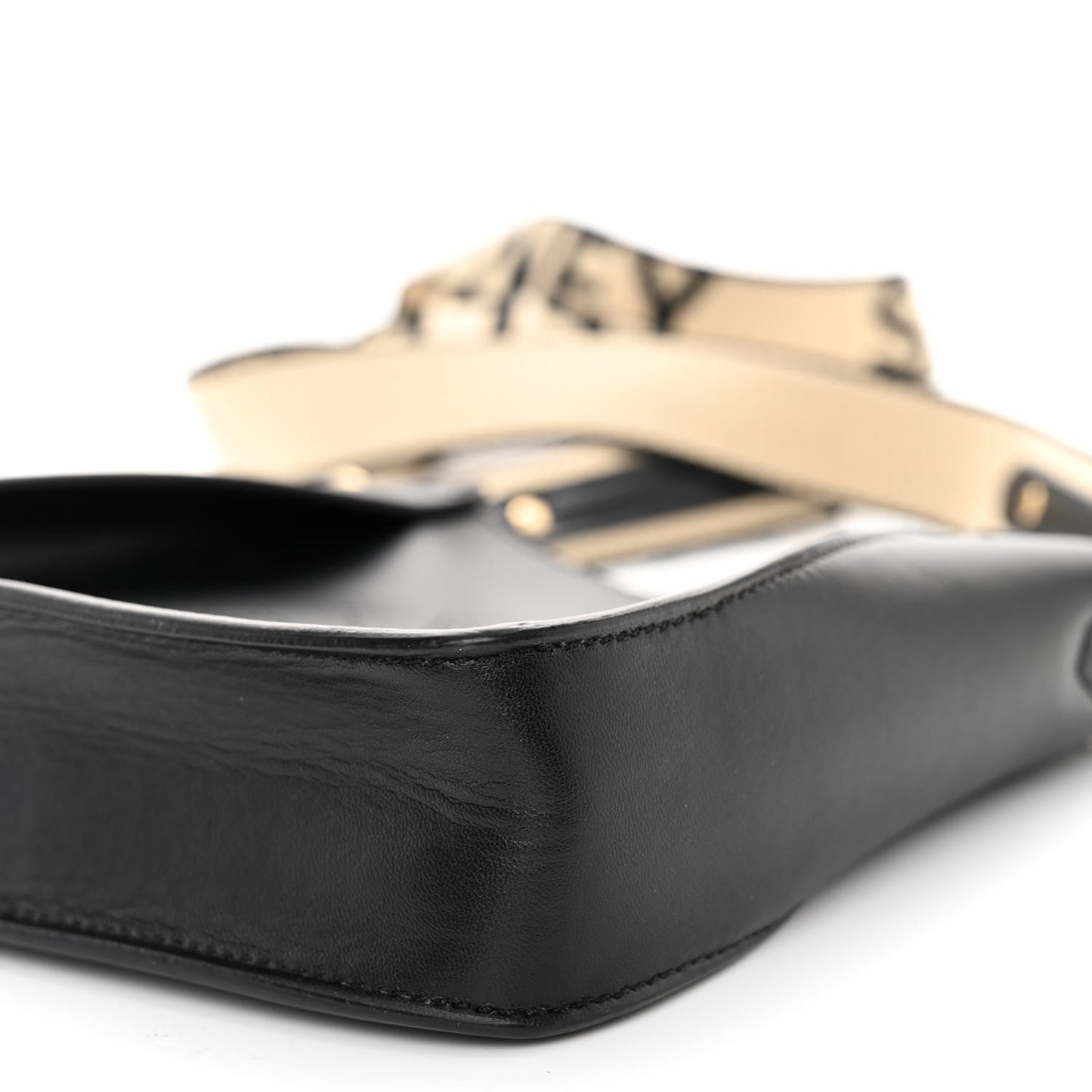 Eco Alter Nappa Perforated Logo Tiny Crossbody Black