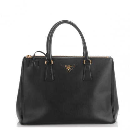 Prada Saffiano Medium Galleria Double Zip Tote Black 1 of 9