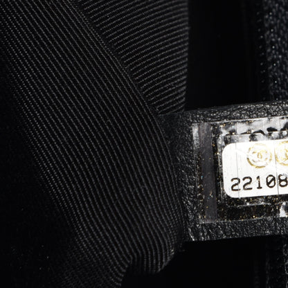 Chanel Calfskin Chevron Quilted New Medium Boy Flap Black 7 of 8