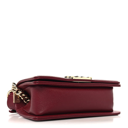 Chanel Caviar Quilted Small Boy Flap Burgundy 4 of 10