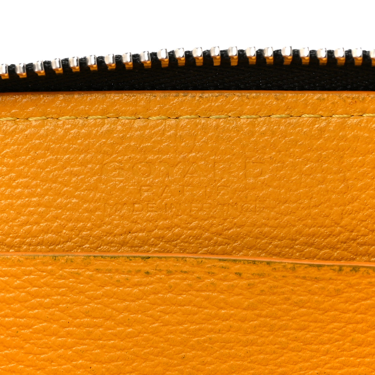 Goyard Goyardine Matignon PM Wallet Black Gold 6 of 9