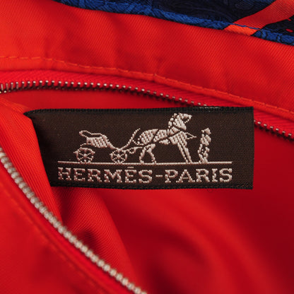 Hermes Silk Fourbi Carre en Cravates Bag Insert GM Bleu Saphir 6 of 12