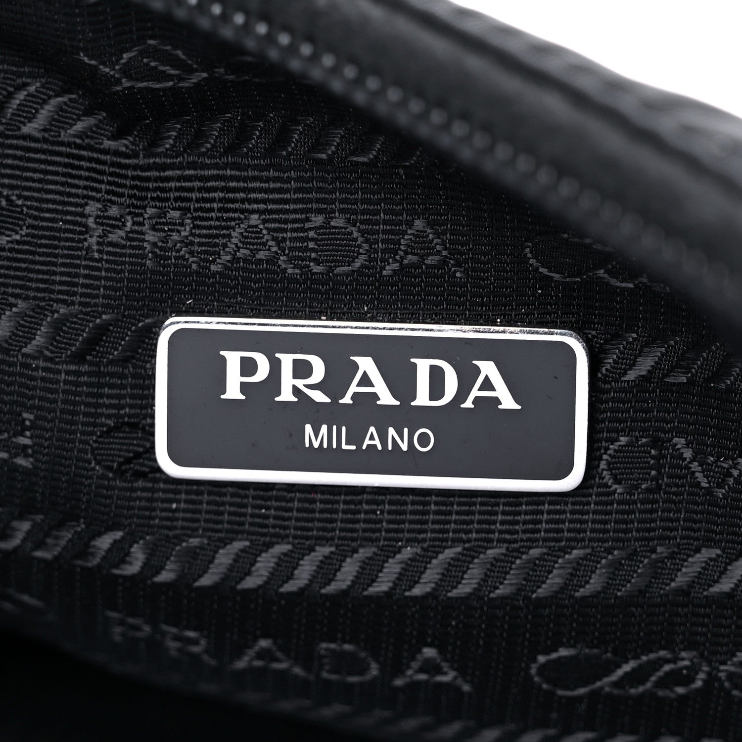 Prada Tessuto Nylon Mini Re-Edition 2000 Bag Black 6 of 16
