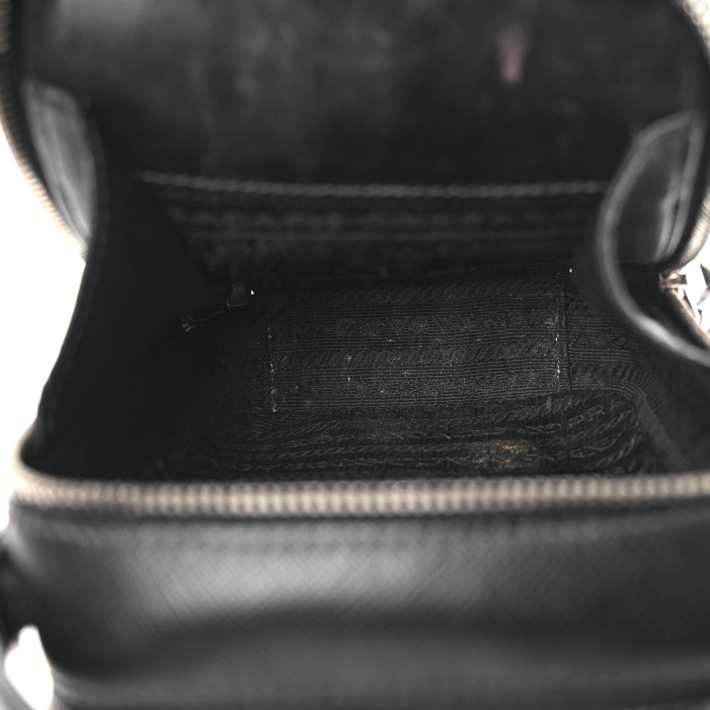 Saffiano Travel Brique Crossbody Messenger Bag  Black