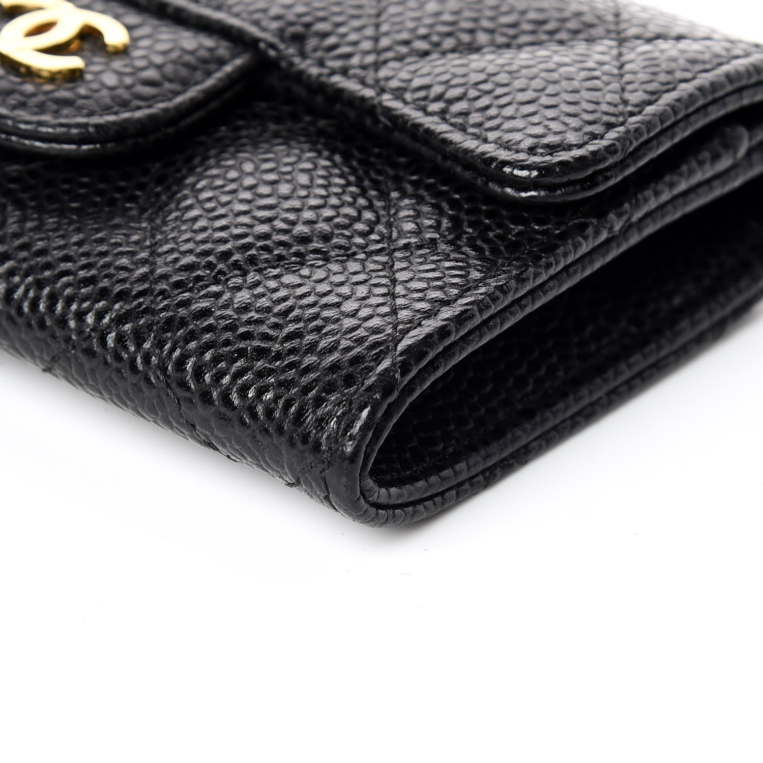 Chanel Caviar Quilted Flap Card Holder Black 6 of 11