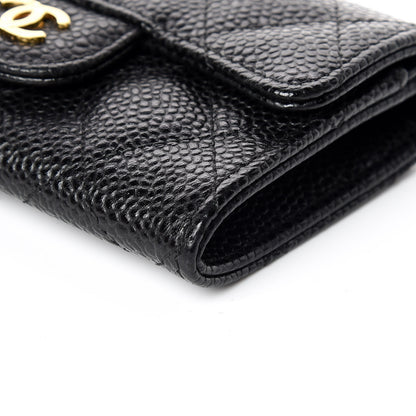 Chanel Caviar Quilted Flap Card Holder Black 6 of 11