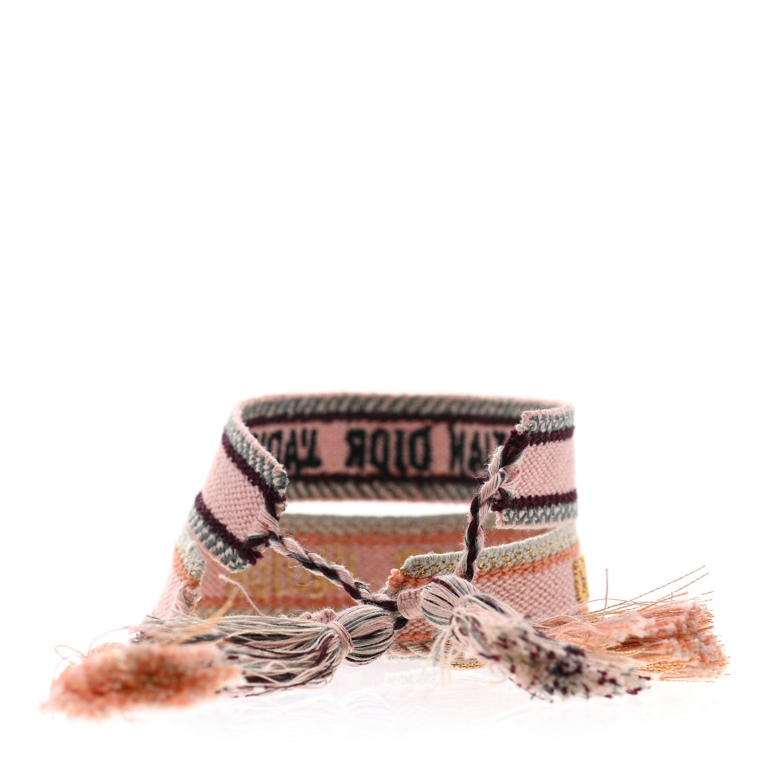 Christian Dior Woven Cotton J'Adior Friendship Bracelet Set 3 of 3