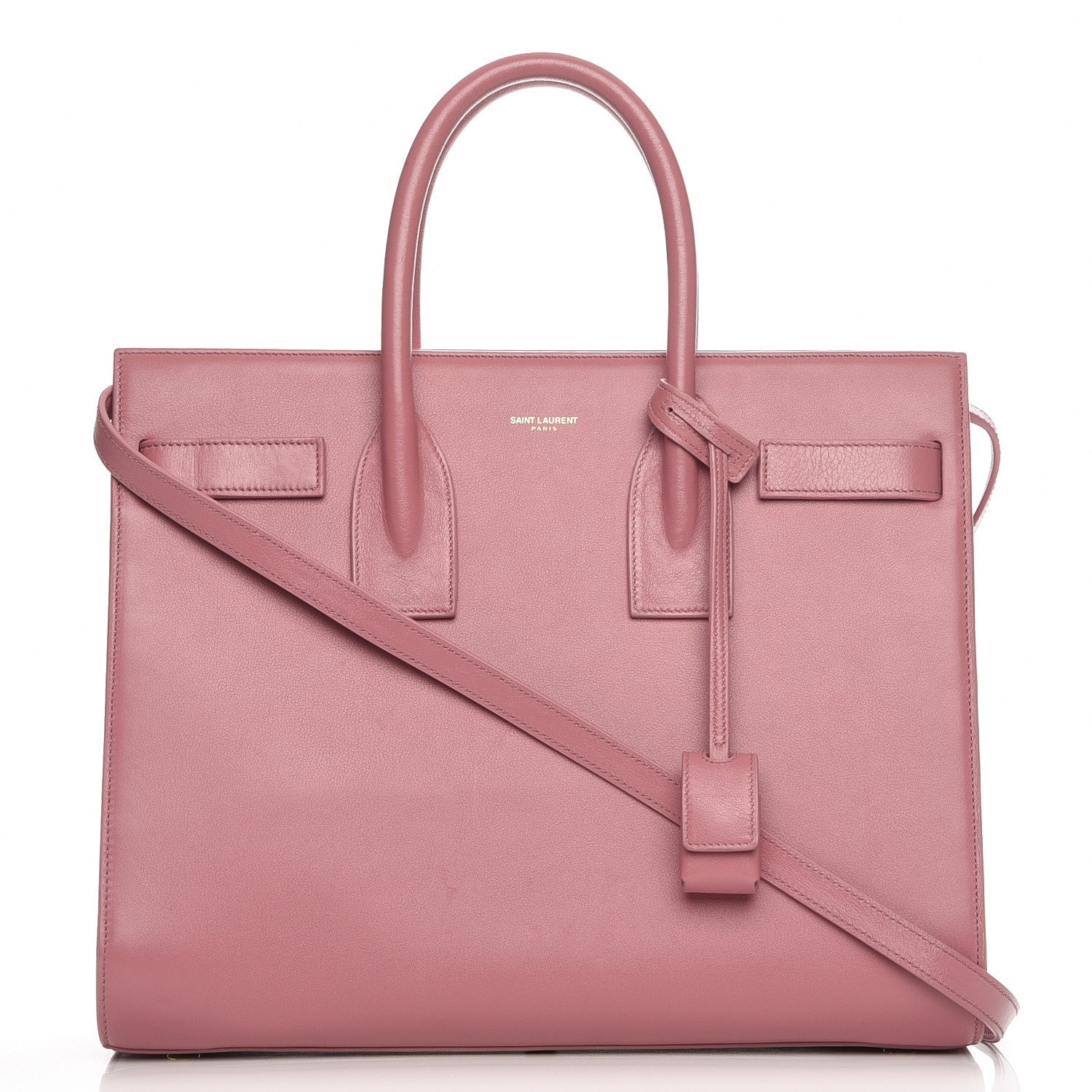 Saint Laurent Calfskin Small Sac De Jour Dark Rose 1 of 9