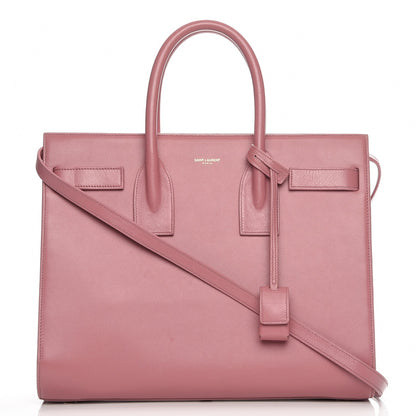 Saint Laurent Calfskin Small Sac De Jour Dark Rose 1 of 9