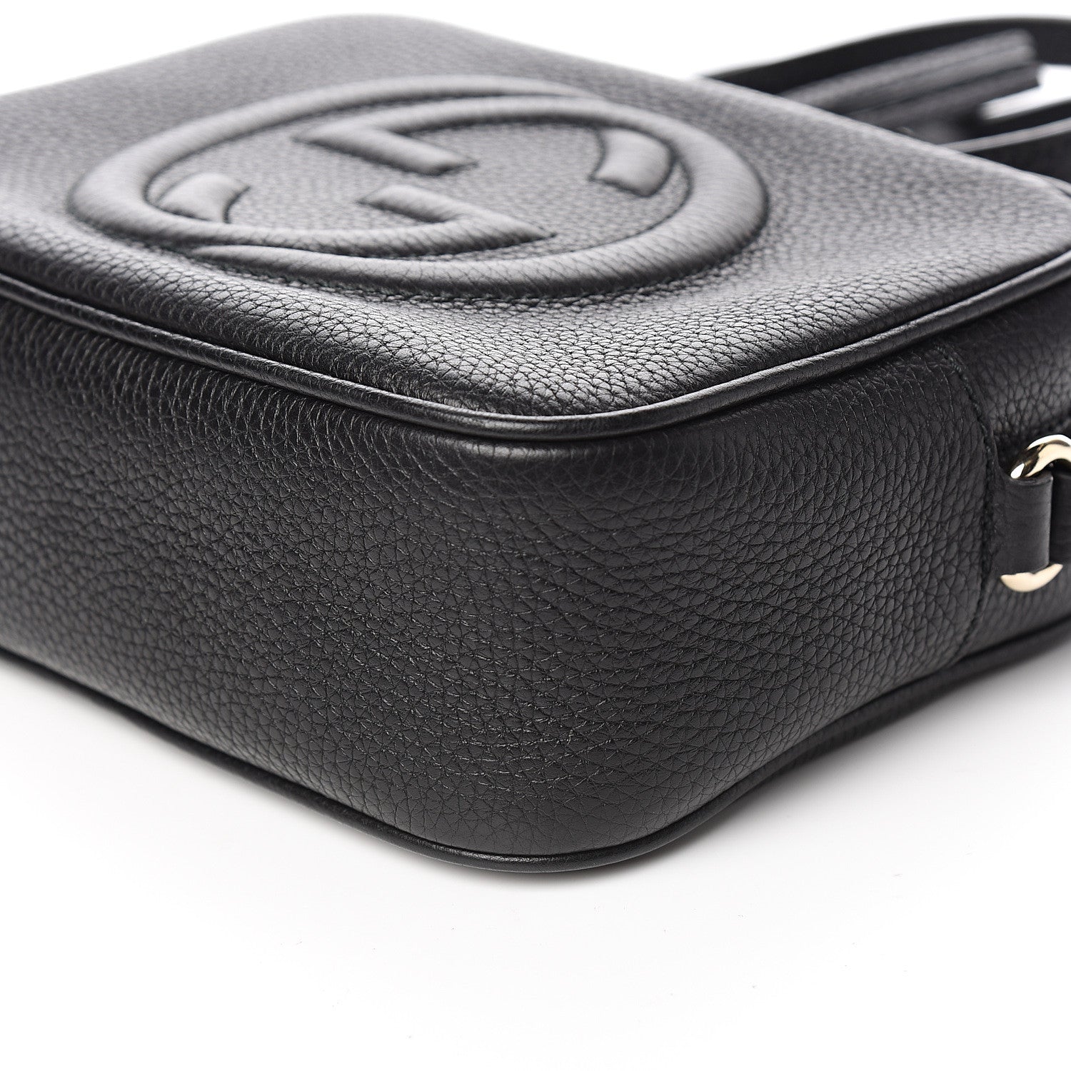 Gucci Pebbled Calfskin Small Soho Disco Bag Black 10 of 11