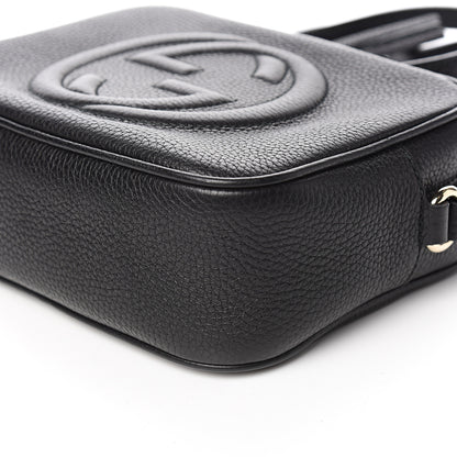 Gucci Pebbled Calfskin Small Soho Disco Bag Black 10 of 11