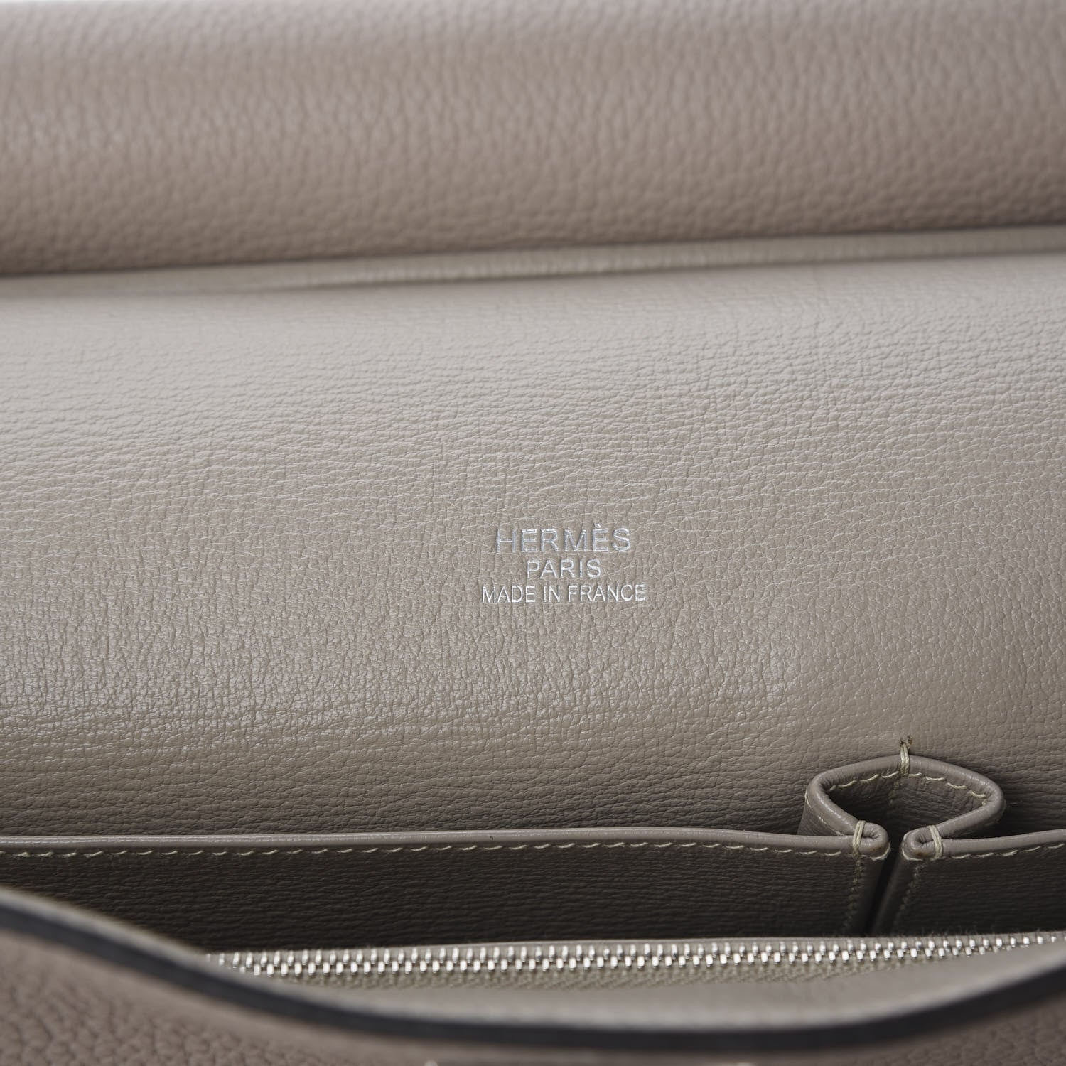Hermes Taurillon Clemence Jypsiere 34 Gris Tourterelle 6 of 10