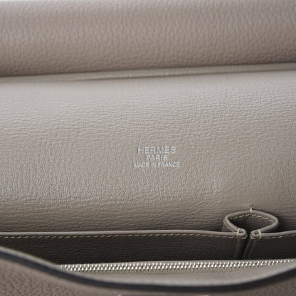 Hermes Taurillon Clemence Jypsiere 34 Gris Tourterelle 6 of 10