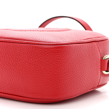 Gucci Pebbled Calfskin Small Soho Disco Bag Tabasco Red 10 of 10