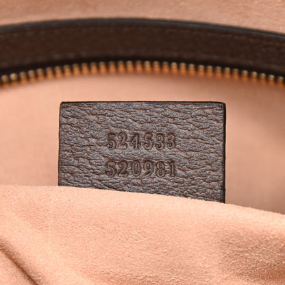 Gucci GG Supreme Monogram Web Medium Ophidia Top Handle Dome Bag Brown 7 of 10