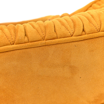 Miu Miu Suede Matelasse Large Arcadie Top Handle Bag Whiskey 9 of 12