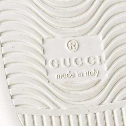 Gucci Calfskin Web Floral Embroidered Ace Sneakers 38 White 6 of 8