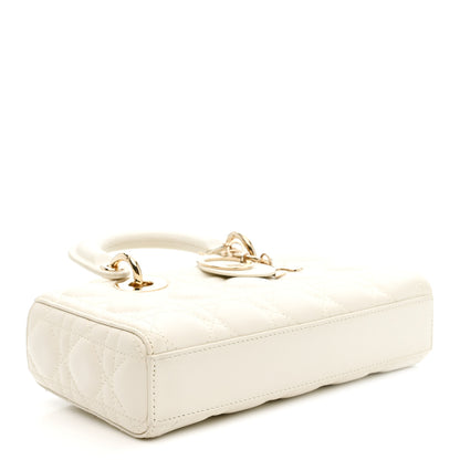 Christian Dior Lambskin Cannage Small Lady D-Joy Latte 4 of 10