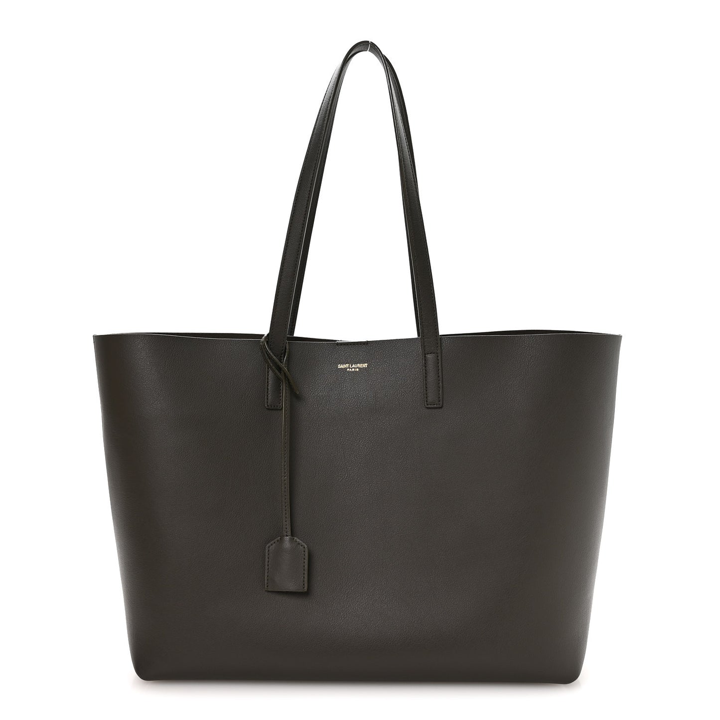 Calfskin Large Shopping Tote Earth
