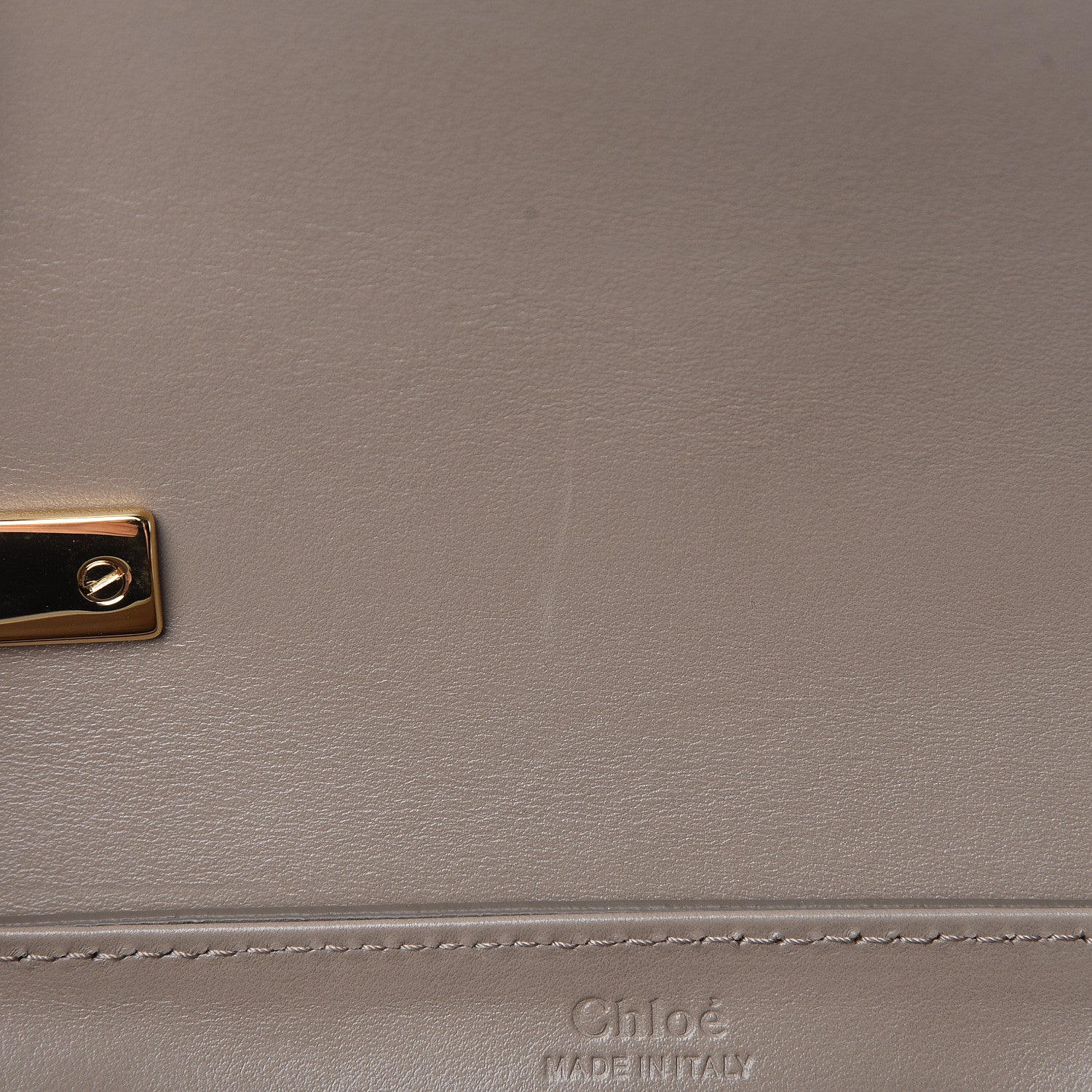 Chloe Shiny Calfskin Suede Mini C Bag Motty Grey 10 of 11