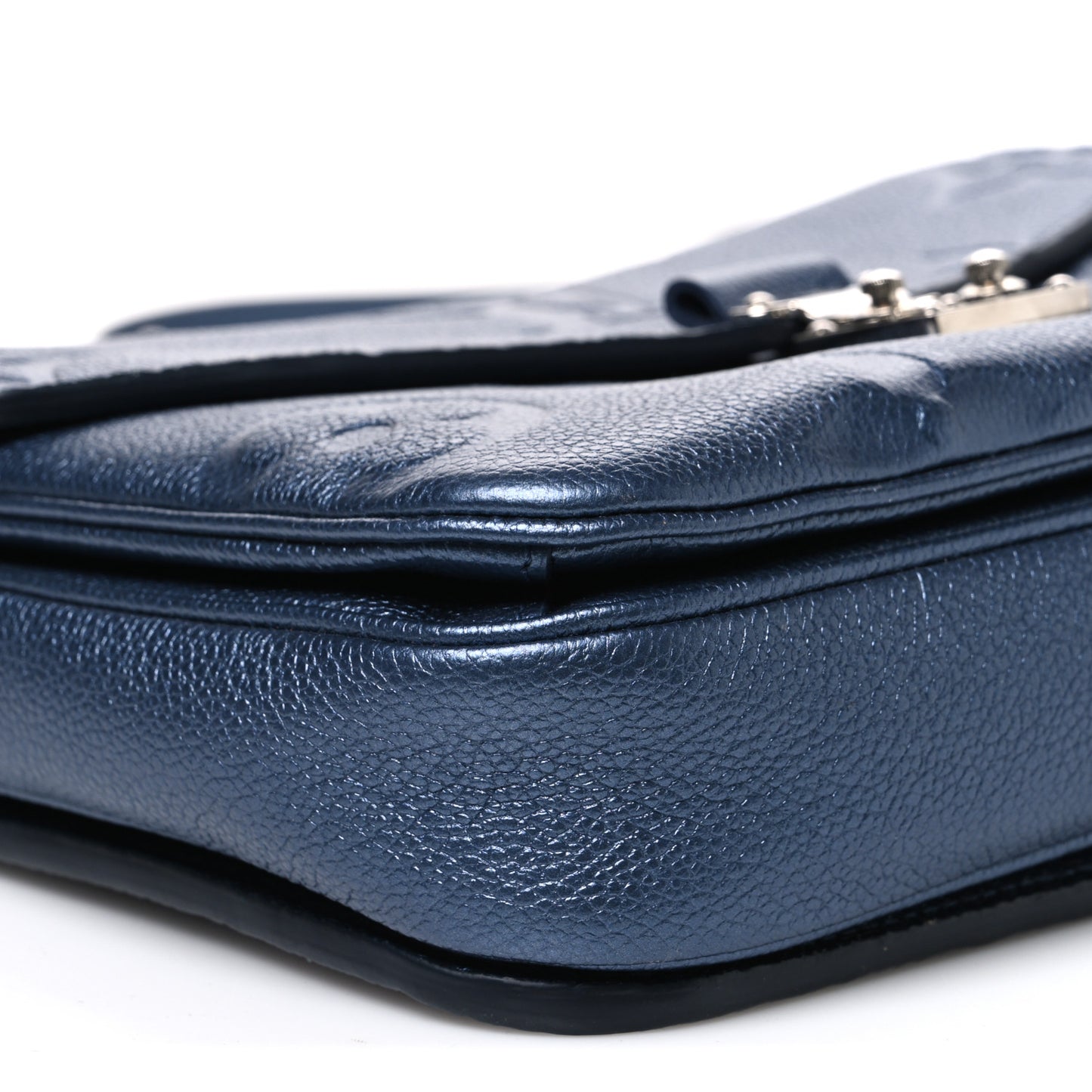 Metallic Empreinte Monogram Giant Pochette Metis Navy Nacre