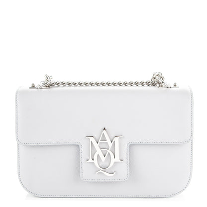 Alexander McQueen Grained Calfskin Medium Insignia Flap Cloud 1 of 7