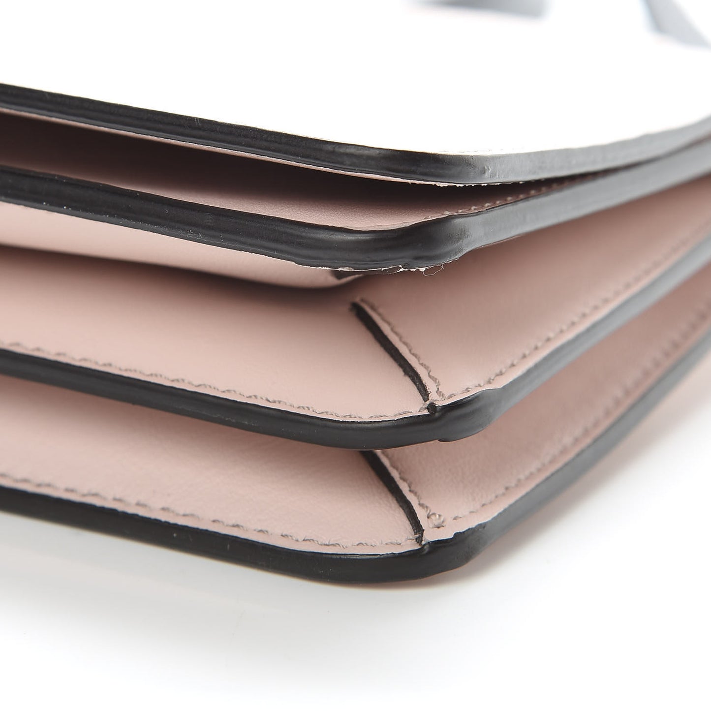 Calfskin Small Whip Top Handle Crossbody Pale Pink