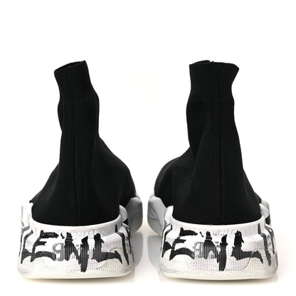 Balenciaga Technical 3D Recycled Knit Grafitti Speed 2.0 Sneakers 45 White 6 of 11