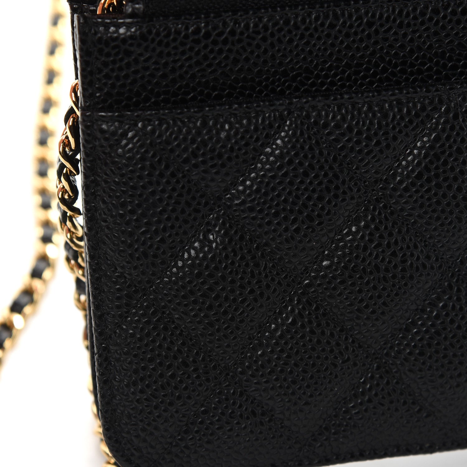 Chanel Caviar Quilted Wallet On Chain WOC Black 11 of 11