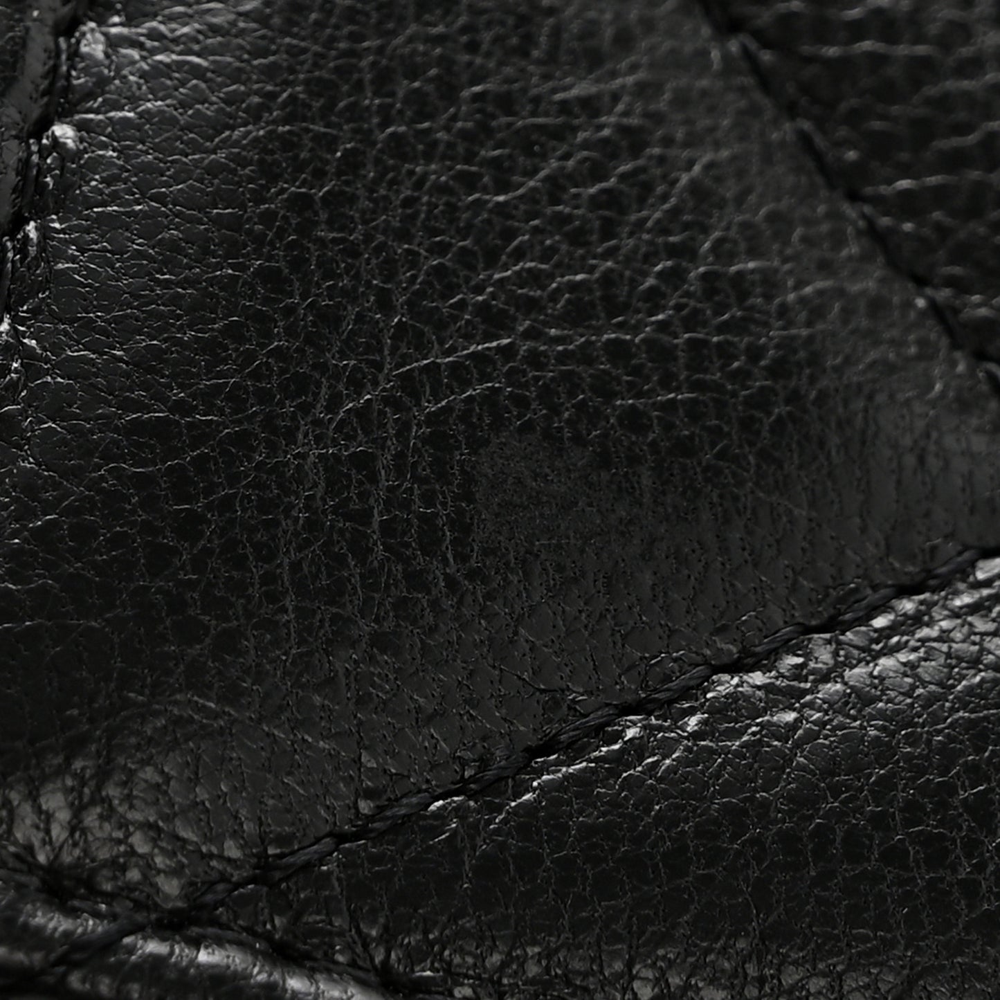 Lambskin Quilted Chanel 19 Phone Holder With Chain Black