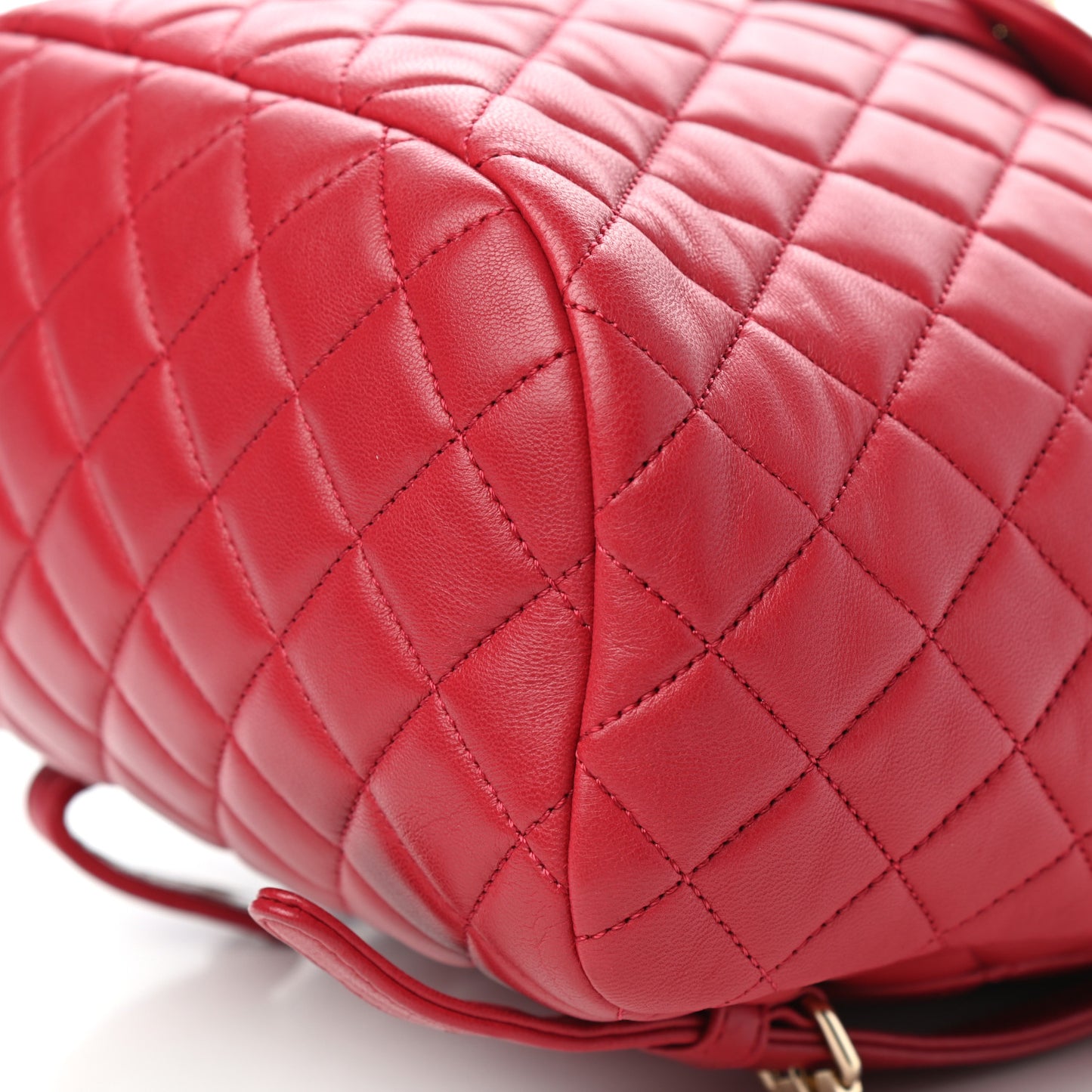 Lambskin Quilted Small Urban Spirit Backpack Dark Pink