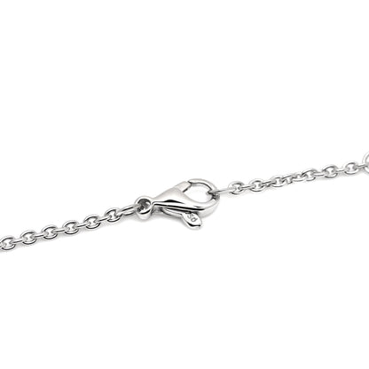 Chanel 18K White Gold Diamond Camelia Pendant Necklace 5 of 5