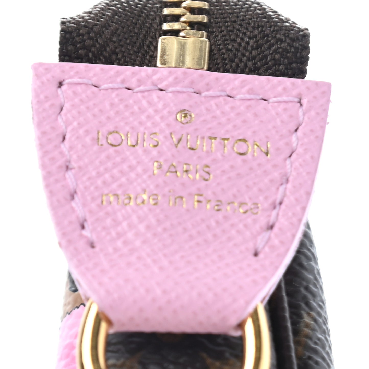 Monogram 2021 Christmas Animation Japanese Garden Mini Pochette Accessories Wisteria Pink