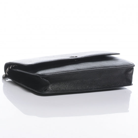 Chanel Leather Wallet On Chain WOC Black 4 of 8